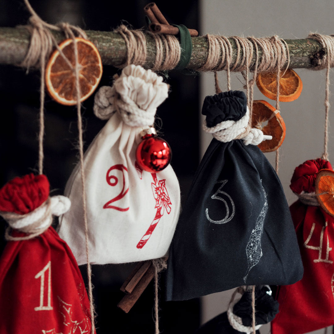Geschenkbeutel - darknavy, 5er Pack