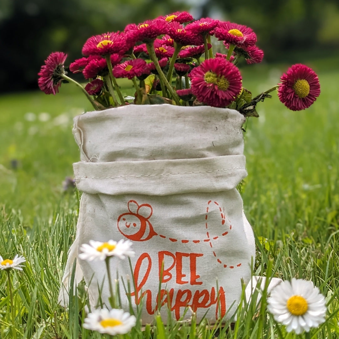 Geschenksäckchen - natural, 5er Pack