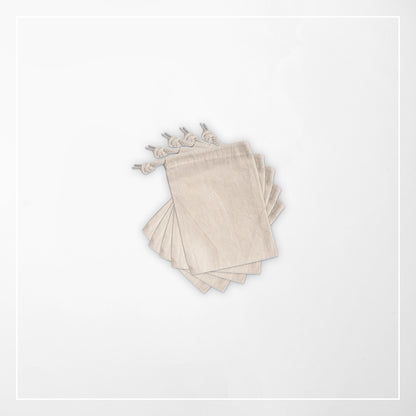 Geschenkbeutel - natural, 30er Pack