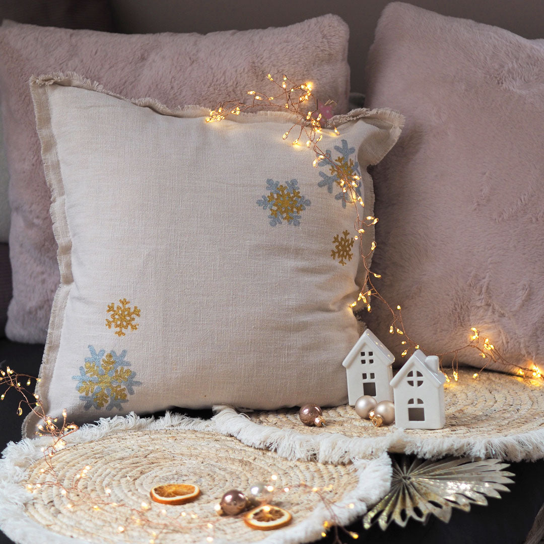 Frohes-Fest-Set - Basisset mit 4 Motiven, 2 Farben und optional 5 Geschenksäckchen