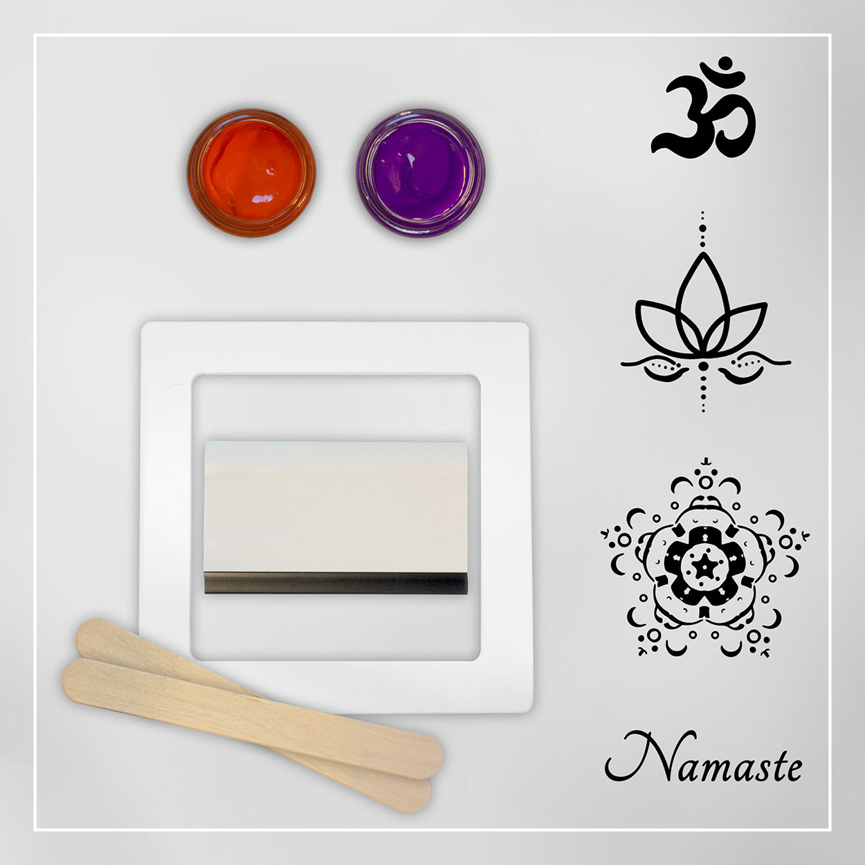 Namaste-Set - Basisset mit 4 Motiven und 2 Farben