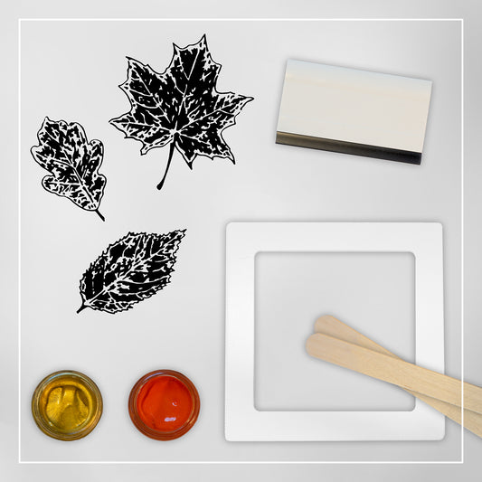 Herbstlaub-Set - Basisset mit 3 Motiven und 2 Farben