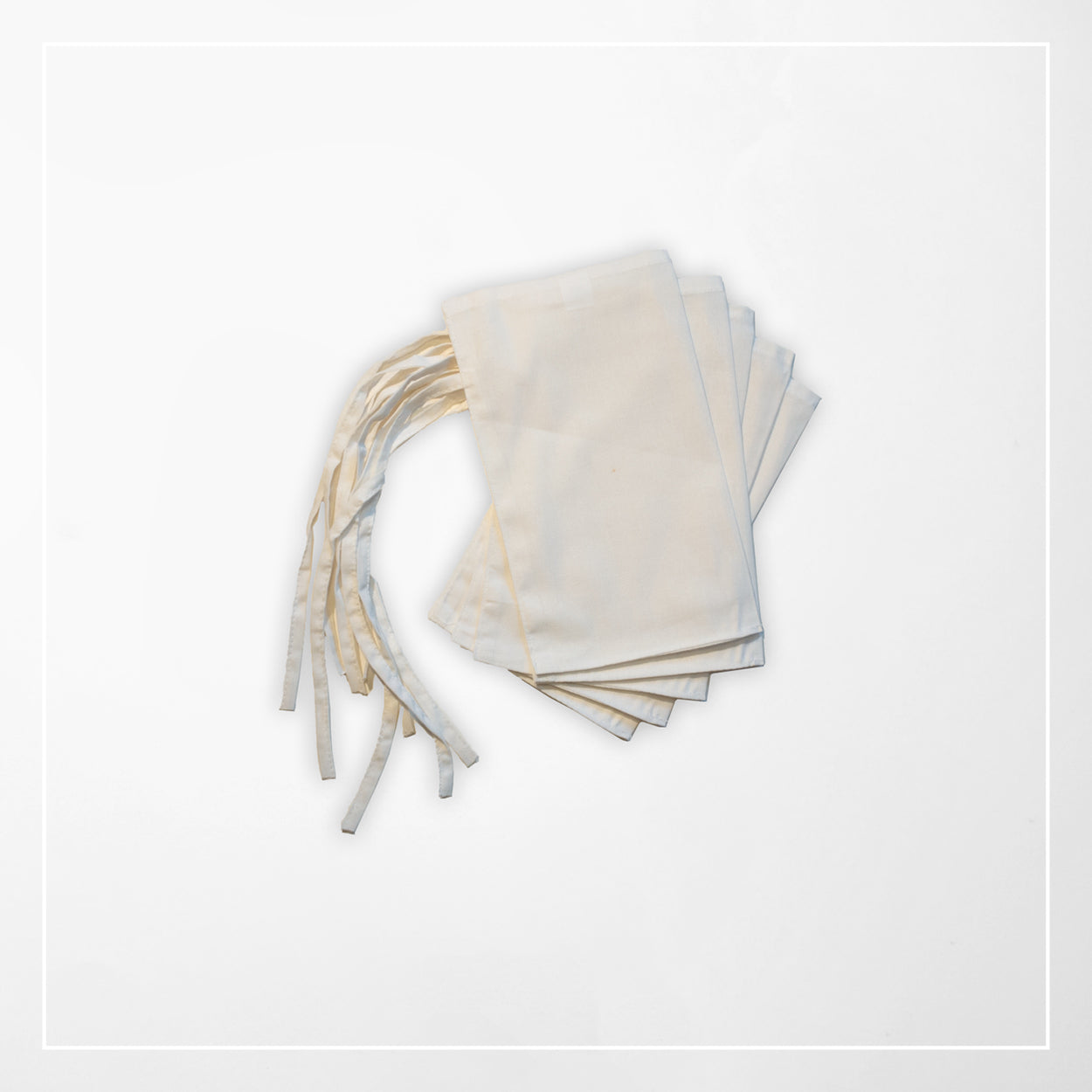 Geschenksäckchen - natural, 5er Pack
