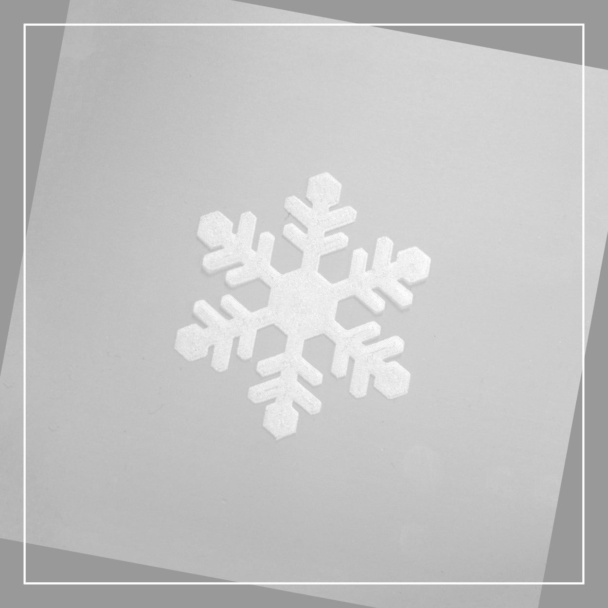 Schneeflocke mittel